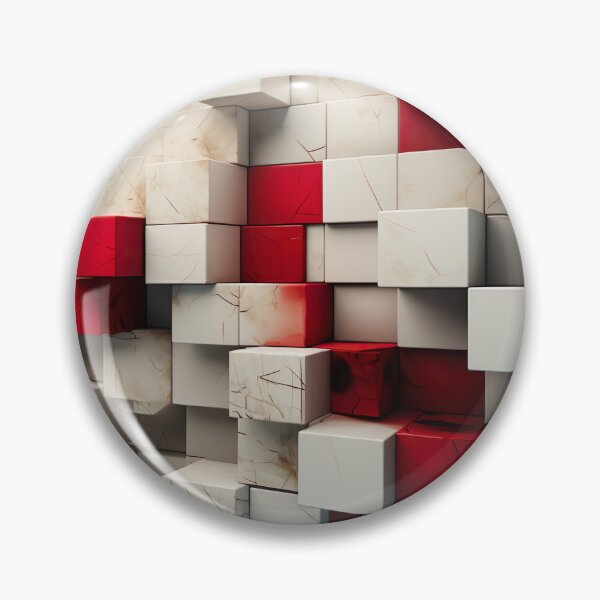 Item preview, Geometric - Cuboidal White designed and sold by KootenayDesigns.