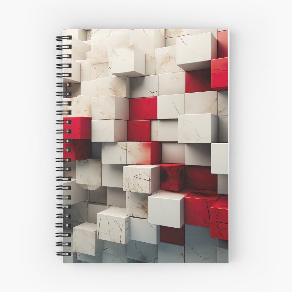 Item preview, Geometric - Cuboidal White designed and sold by KootenayDesigns.