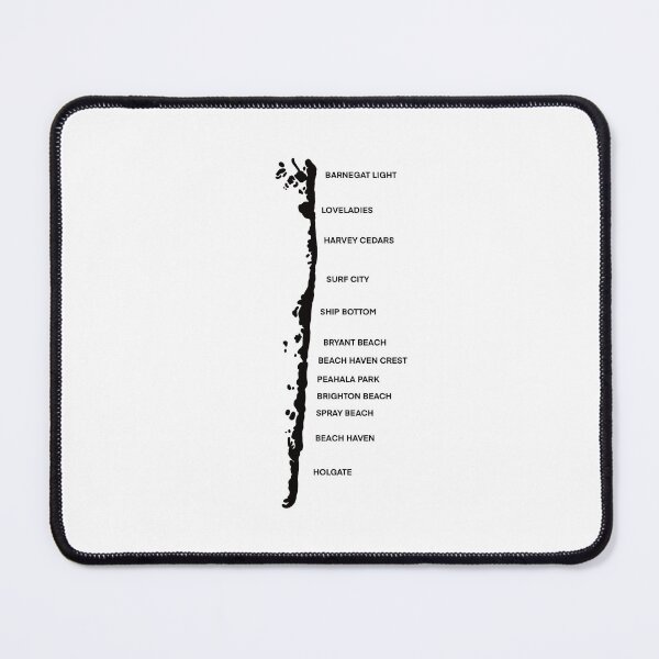 Item preview, LBI Map - Long Beach Island New Jersey designed and sold by delmarvastickers.
