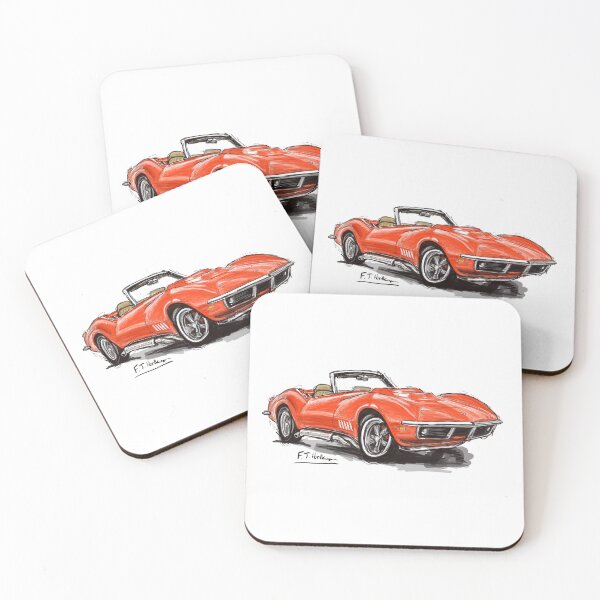 Item preview, Corvette C3 in red designed and sold by Francohanekom.
