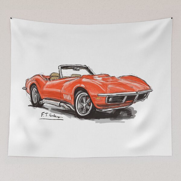 Item preview, Corvette C3 in red designed and sold by Francohanekom.