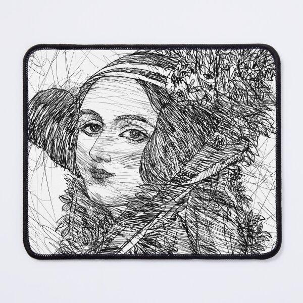 Item preview, ADA LOVELACE ink portrait designed and sold by lautir.
