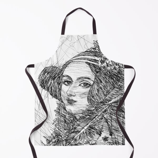 Item preview, ADA LOVELACE ink portrait designed and sold by lautir.