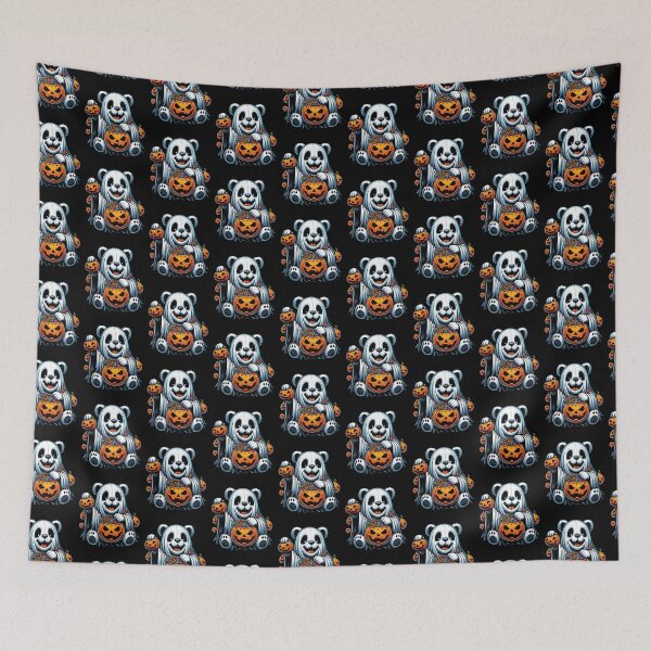Item preview, Bear Scary Halloween Ghost Spooky Pumpkin Candy designed and sold by Artistoos.