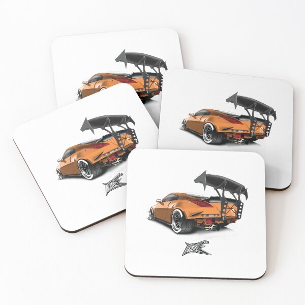 Item preview, nissan 350z rear big wing orange  designed and sold by NaquashM.