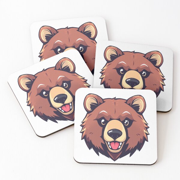 Item preview, Grizzly Bear Head Face brown  designed and sold by WELCRAFT.