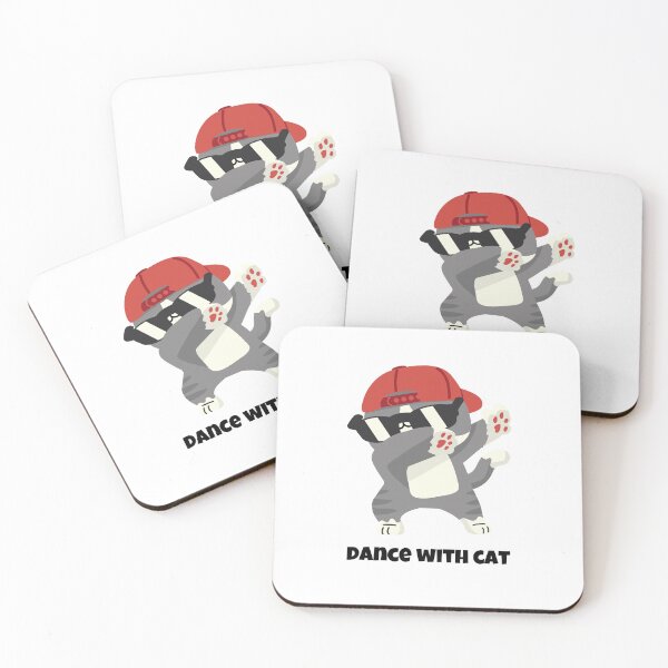 Item preview, Dabbing Cat with Cool Cap - National Dance Day Fun designed and sold by vechone.