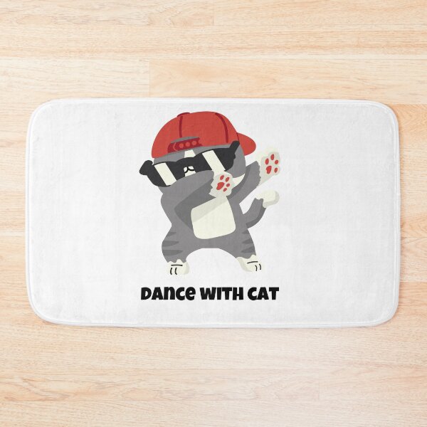 Item preview, Dabbing Cat with Cool Cap - National Dance Day Fun designed and sold by vechone.