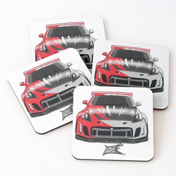 Item preview, nissan 370z red white  designed and sold by NaquashM.