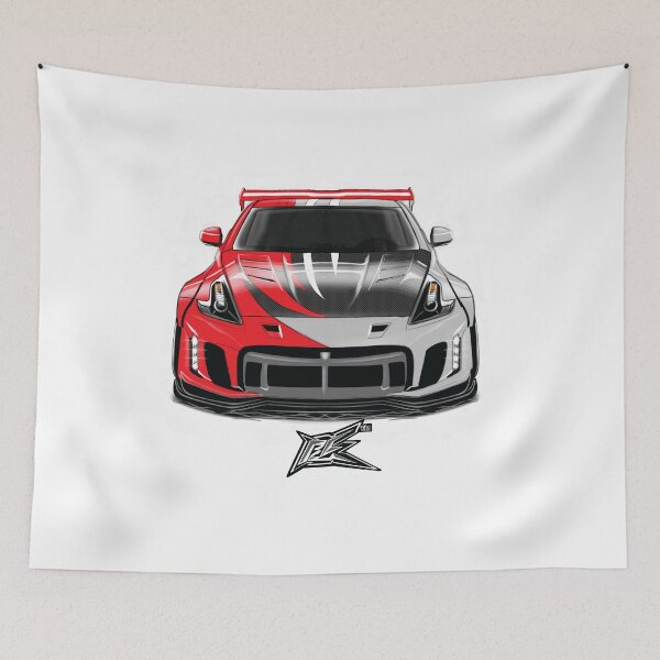 Item preview, nissan 370z red white  designed and sold by NaquashM.