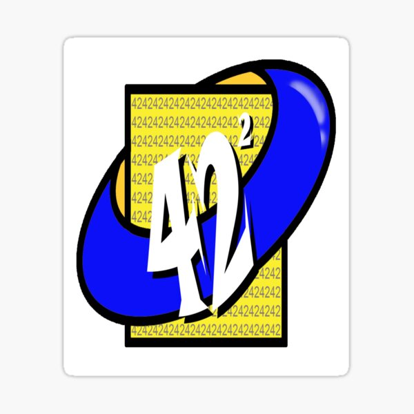 42 Stories Anthology Presents Book of 42² Sticker