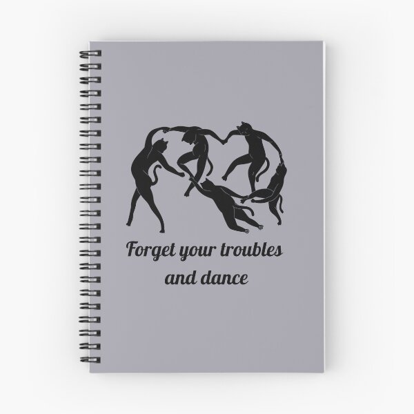Item preview, cat dancing circle Forget your troubles and dance National Dance Day Vibes designed and sold by vechone.