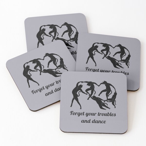 Item preview, cat dancing circle Forget your troubles and dance National Dance Day Vibes designed and sold by vechone.