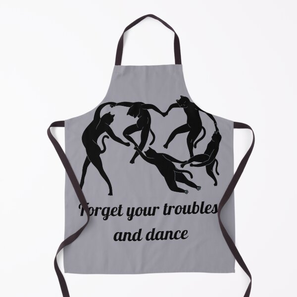 Item preview, cat dancing circle Forget your troubles and dance National Dance Day Vibes designed and sold by vechone.