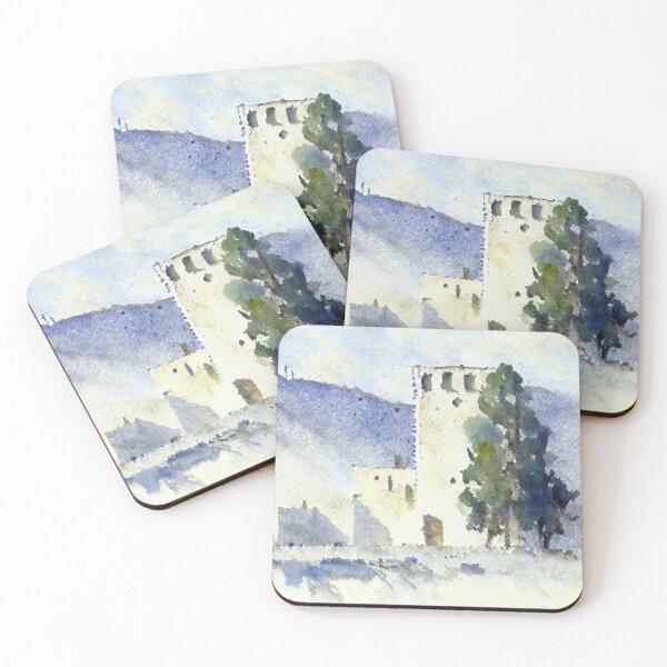 Item preview, serene,scene,old,stone,building designed and sold by trendero.