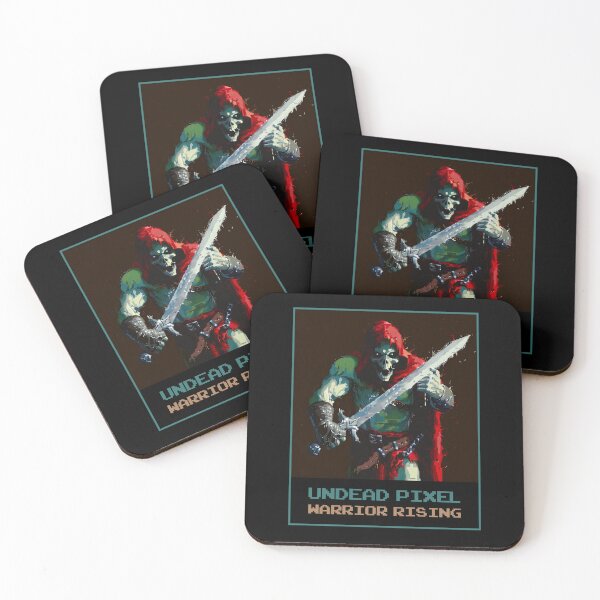 Item preview, Undead Pixel Warrior Rising designed and sold by MagicAxe.