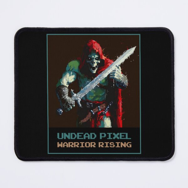 Item preview, Undead Pixel Warrior Rising designed and sold by MagicAxe.