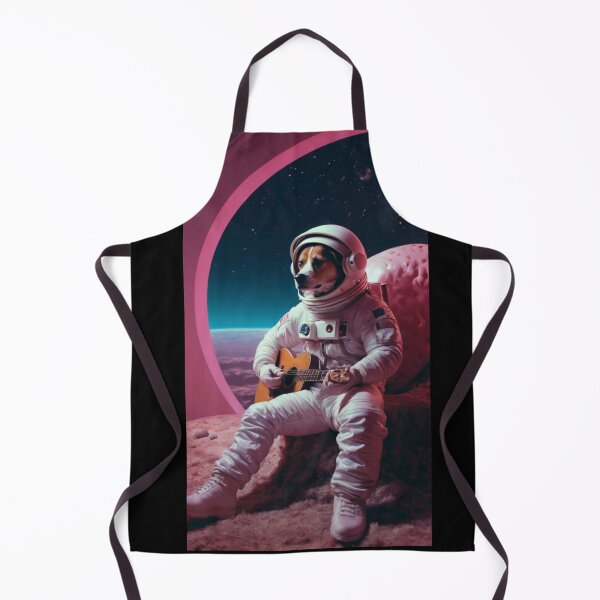 Item preview, Astronaut dog play guitar in the space designed and sold by Designfs.