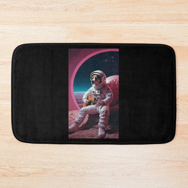 Item preview,  Astronaut dog  play guitar in the space designed and sold by Designfs.