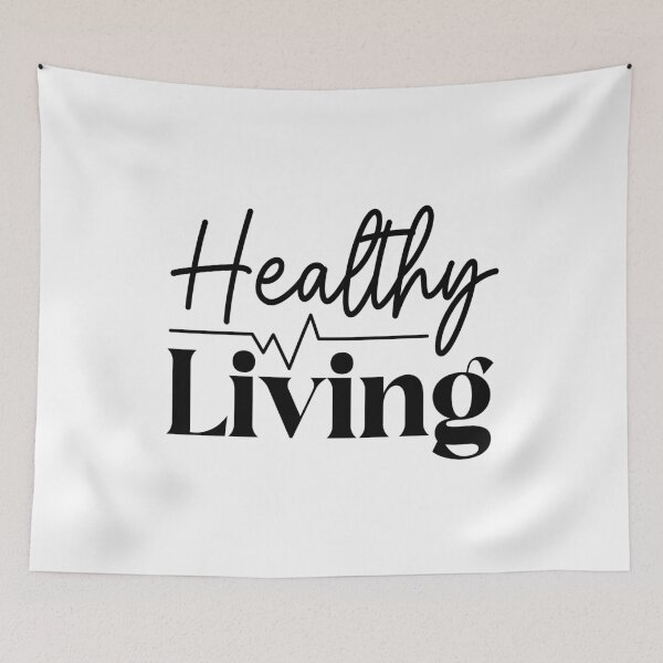 Item preview, Healthy Living Inspirational Quote designed and sold by NiceQuotesBro.