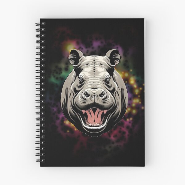 Item preview, Charging Hippo designed and sold by LevonsCrazyArt.