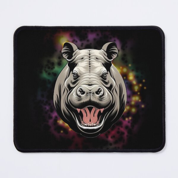 Item preview, Charging Hippo designed and sold by LevonsCrazyArt.