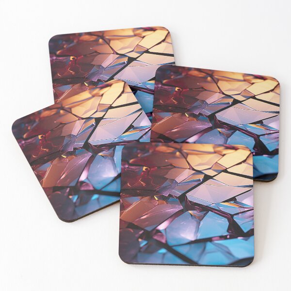 Item preview, Geometric - Glass Violet designed and sold by KootenayDesigns.