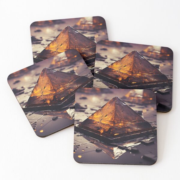 Item preview, Geometric - Pyramids Violet designed and sold by KootenayDesigns.