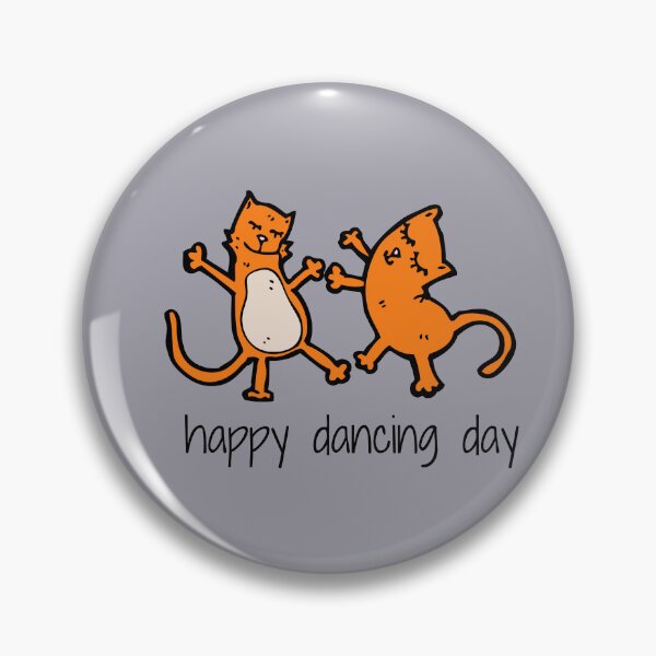 Item preview, happy dance day 19 septembre orange cat designed and sold by vechone.