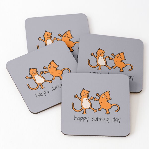 Item preview, happy dance day 19 septembre orange cat designed and sold by vechone.