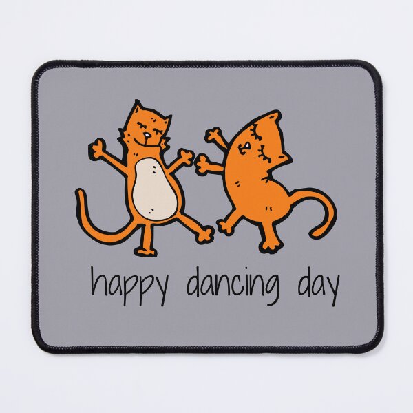 Item preview, happy dance day 19 septembre orange cat designed and sold by vechone.