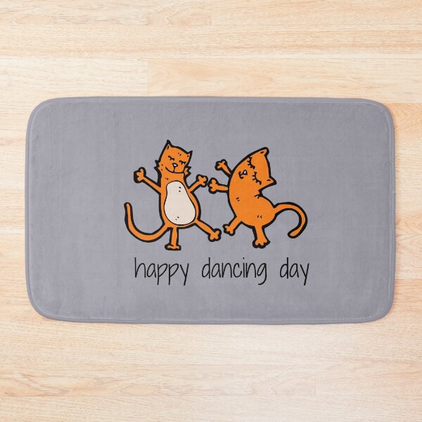 Item preview, happy dance day 19 septembre orange cat designed and sold by vechone.