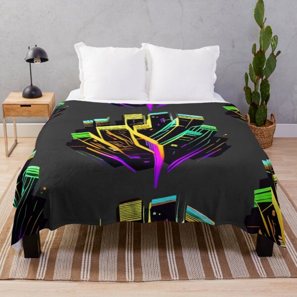 Item preview, Abstract Neon Cyberpunk Logo designed and sold by Chubuter.