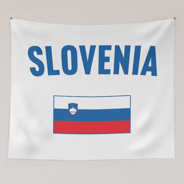 Item preview, Slovenia Flag designed and sold by PaulSDesign.