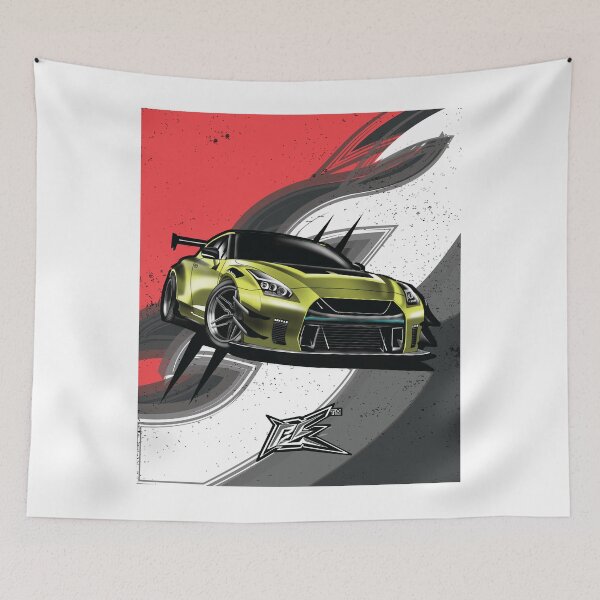 Item preview, nissan gtr r35 widebody green  designed and sold by NaquashM.