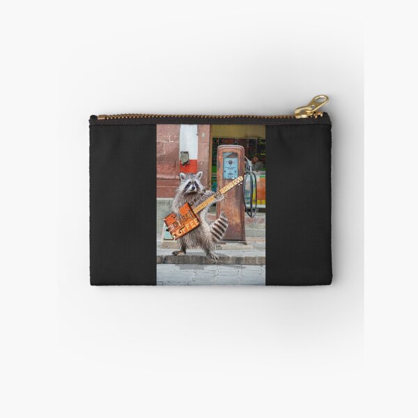 Item preview, Rikki Raccoon Coffee Box Guitar Player Vintage Gas Pump designed and sold by oz10.