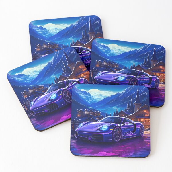Item preview, Moonlit Majesty Night Drive in the Alps designed and sold by RevUpDesign.
