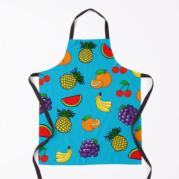 Item preview, PATTERN 026- ASSORTED FRUITS - Gift items and personal use / Variety, Fruits, Banana, Tangerine, Pineapple, Watermelon, Grape, Cherry, Blue, Art designed and sold by LumDesignArt.