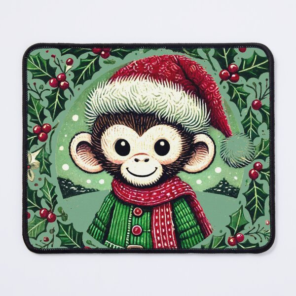 Item preview, Christmas Monkey designed and sold by FrictionMaxxing.