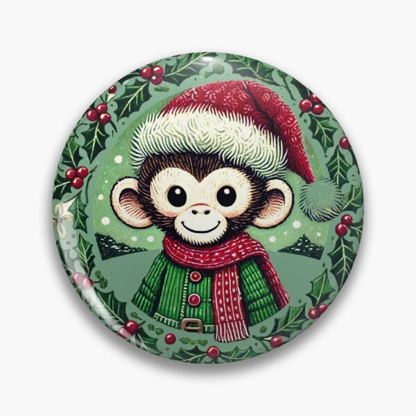 Item preview, Christmas Monkey designed and sold by FrictionMaxxing.