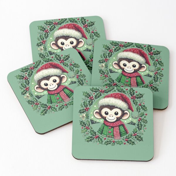 Item preview, Christmas Monkey designed and sold by FrictionMaxxing.