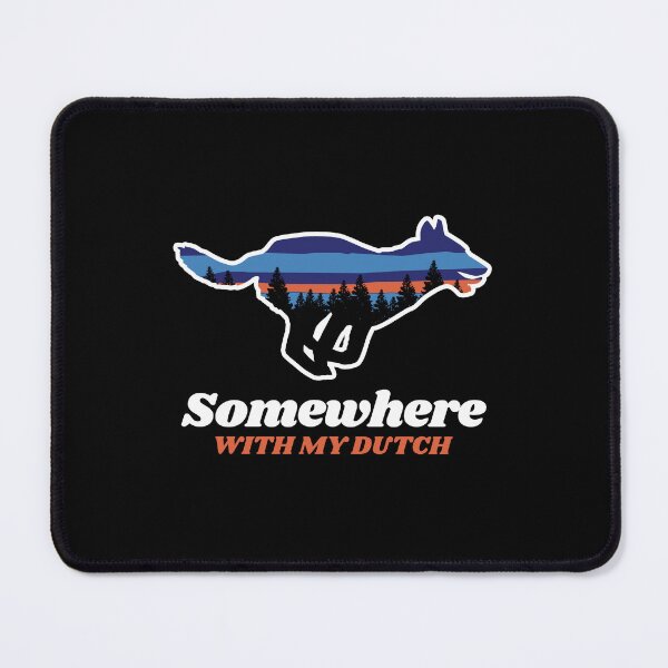 Item preview, Somewhere With My Dutch Shepherd Vintage Hiking Camping Gift designed and sold by Guarddogdrive.