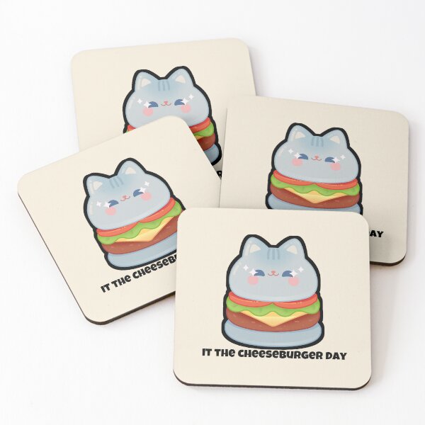 Item preview, funny cat  cheeseburger national cheeseburger day  designed and sold by vechone.