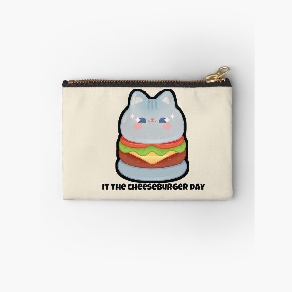 Item preview, funny cat  cheeseburger national cheeseburger day  designed and sold by vechone.