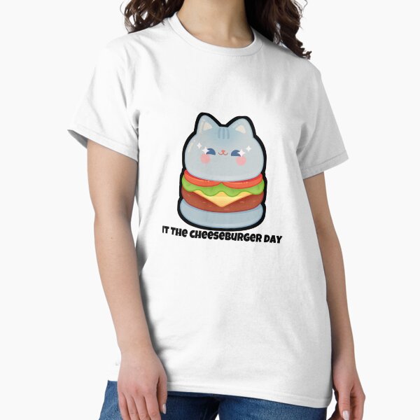 Item preview, funny cat  cheeseburger national cheeseburger day  designed and sold by vechone.