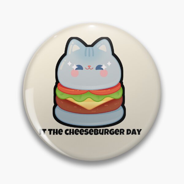 Item preview, funny cat  cheeseburger national cheeseburger day  designed and sold by vechone.