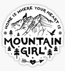 Mountain Girl Sticker