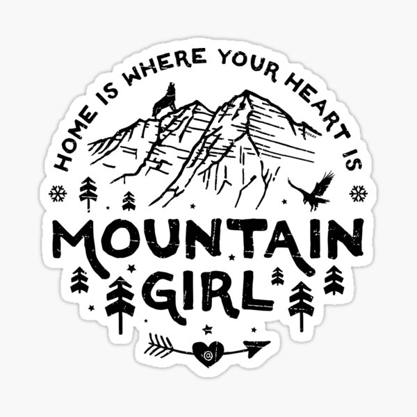 Mountain Girl - Bergmädel Sticker