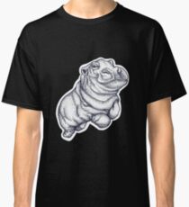Hippopotamus- Pointillism Classic T-Shirt