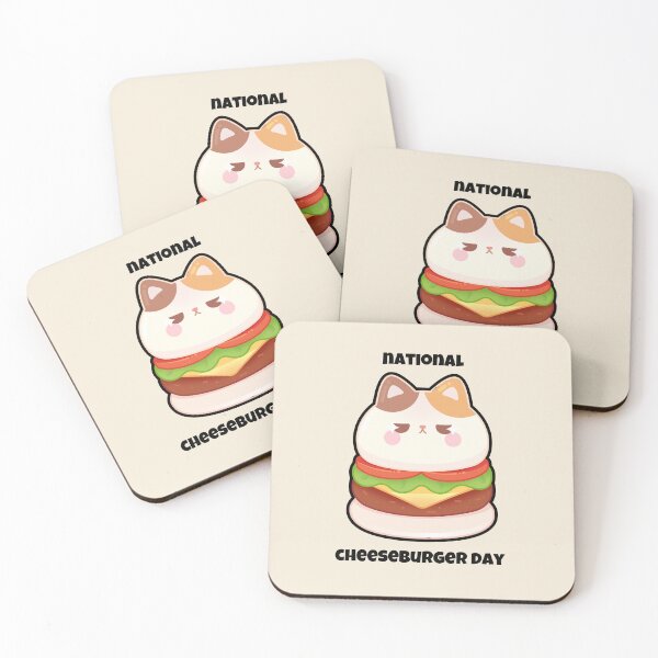 Item preview,  funny cat  cheeseburger -national cheeseburger day  designed and sold by vechone.